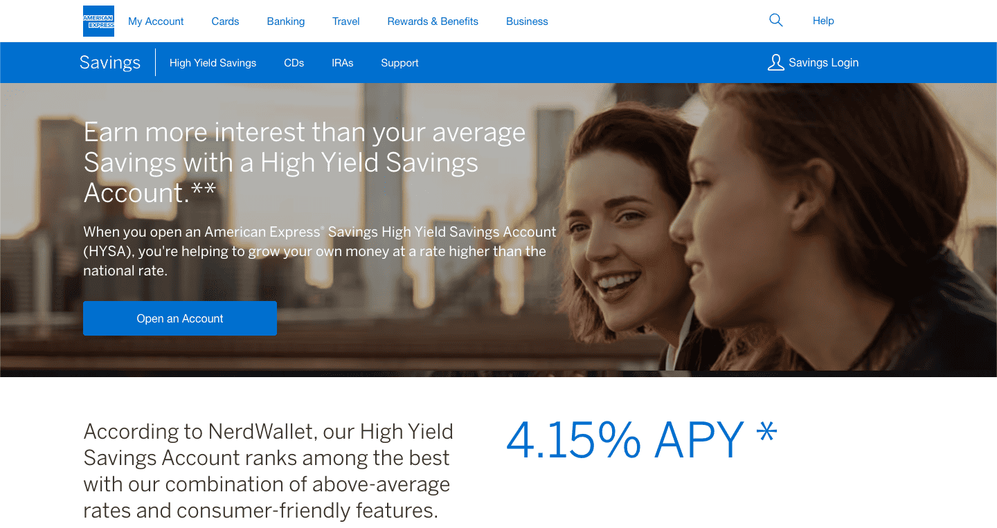 What is the best high-yield savings account? Best For Simple Account Management: American Express High Yield Savings Account