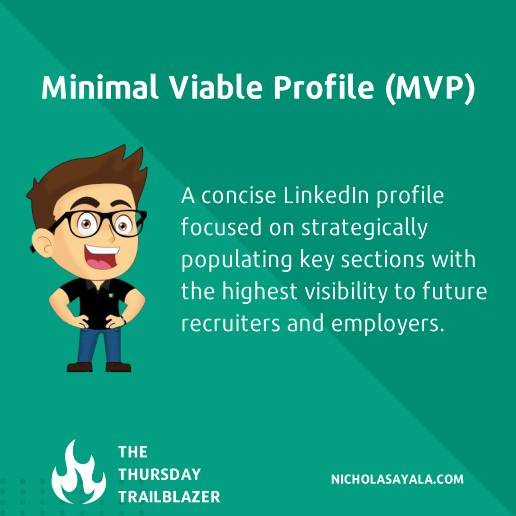 020 Minimal Viable Profile MVP