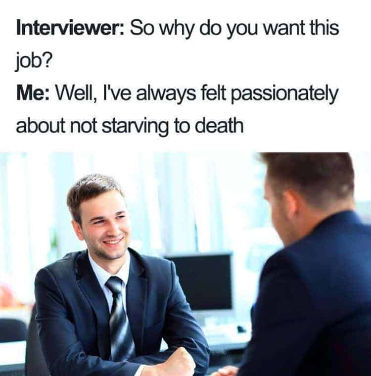Job Search Interview Meme